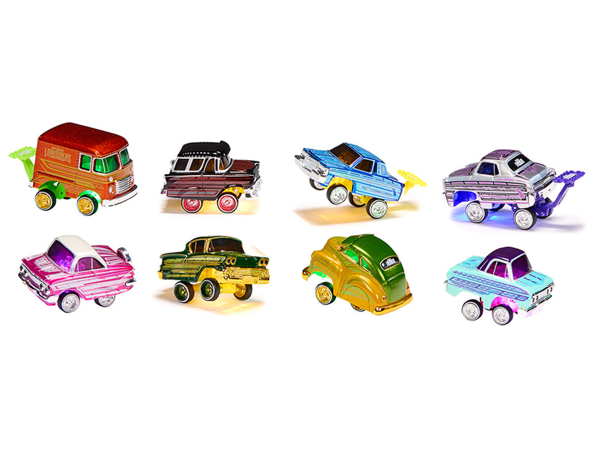"Lowriders Show Glow" Series 4 Set of 8 Pieces Diecast Model Cars by CarTuned LuxuryLifeWay Online Store