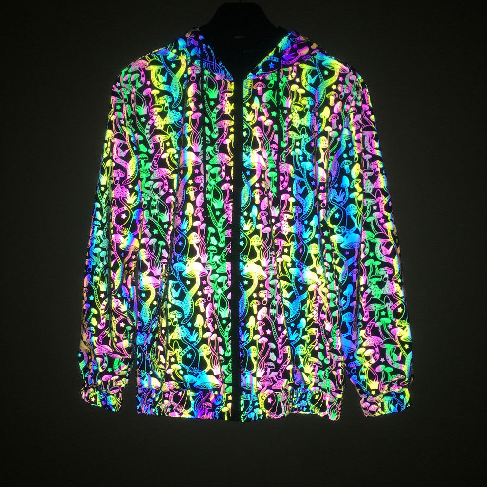 Symphony Luminous Jacket Windbreaker Reflective Hooded Jacket Best YouTube Store