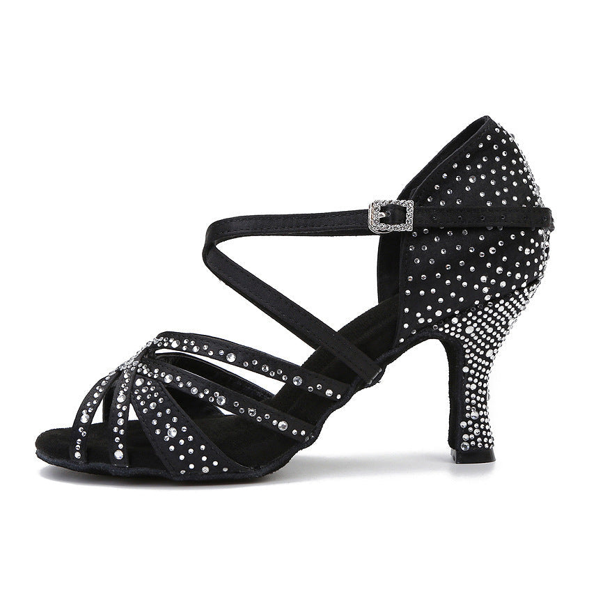 Latin Dance Performance Dancing Shoes Women LadyShow.Store