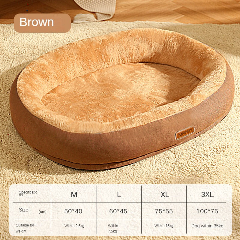 Removable And Washable Dog Bed Warm Cat Bed For Sleeping Pets Fashion