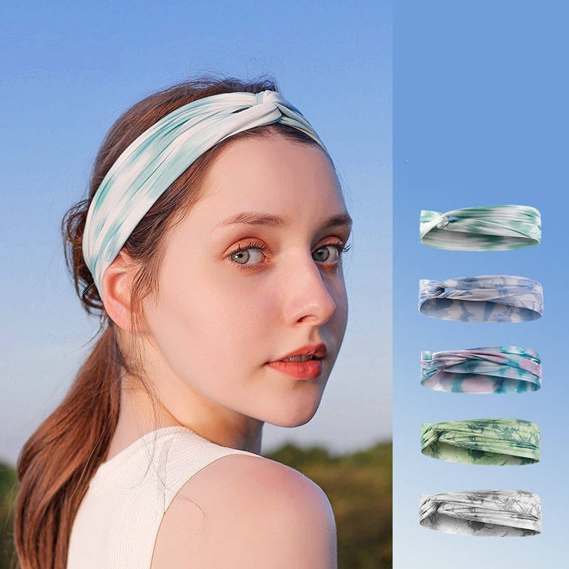 Women's New Summer Running Sweat-absorbing Sports Hairband