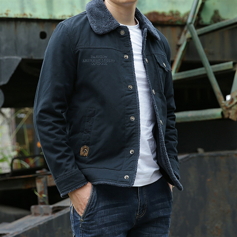 Men's Thickened Cotton Winter Jacket Best YouTube Store