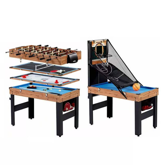 5-in-1 Game Table - Foosball Pool Basketball Ping Pong and Slide Hockey LuxuryLifeWay Online Store