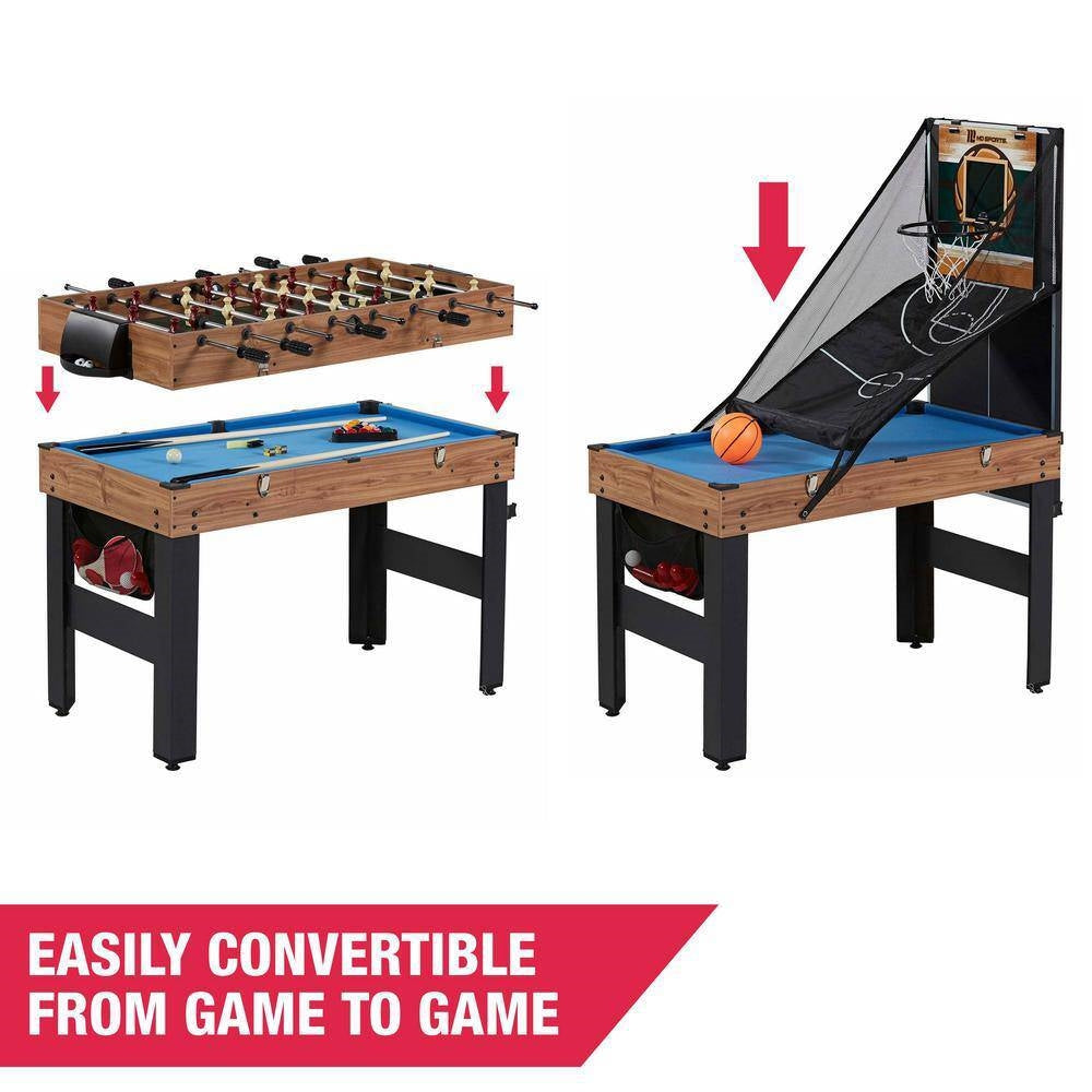 5-in-1 Game Table - Foosball Pool Basketball Ping Pong and Slide Hockey LuxuryLifeWay Online Store