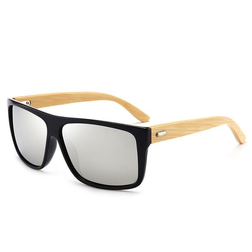 Bamboo legs glass new style retro outdoor fashion sunglasses