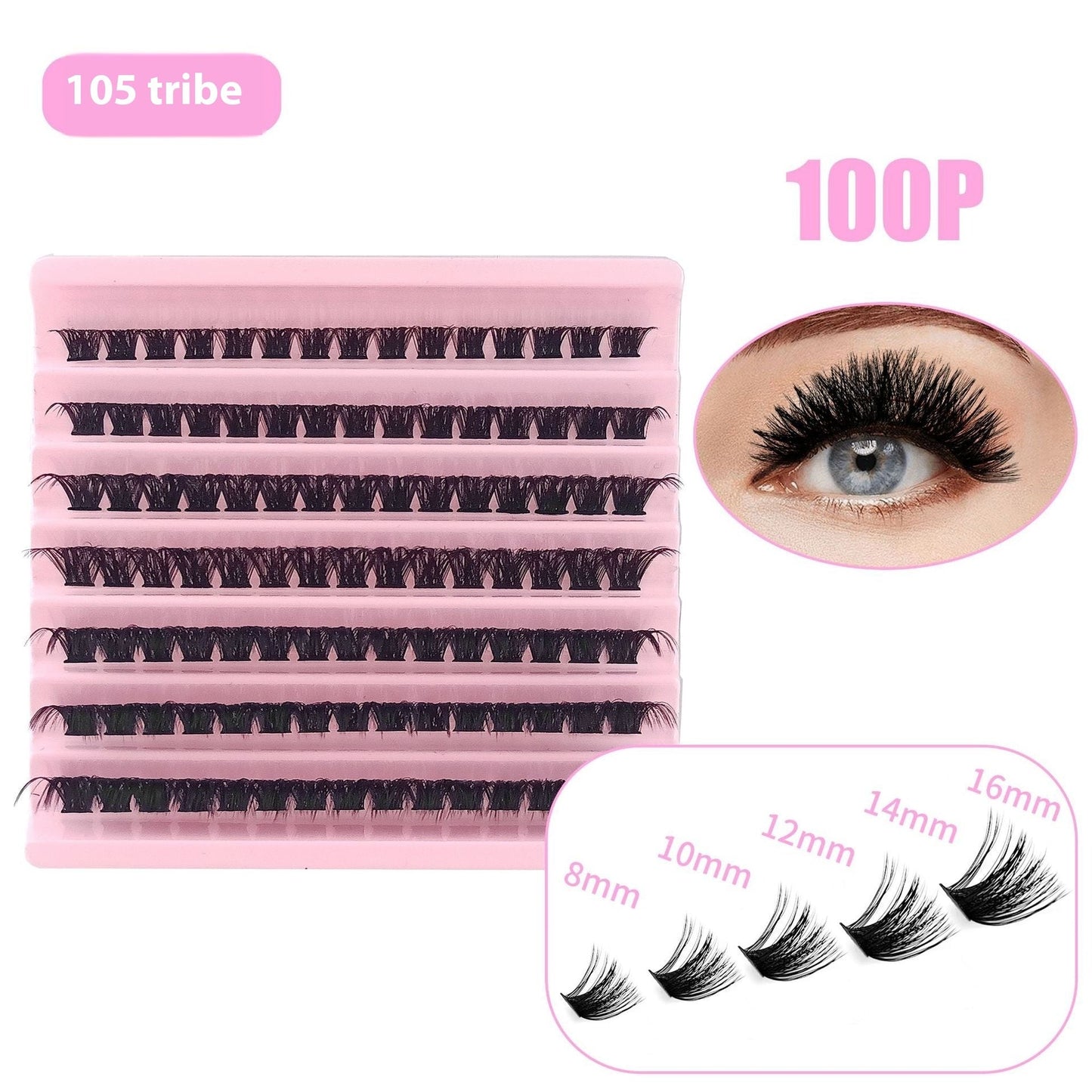 5D Messy 40p 60p Thick Hot Melt False Eyelashes LadyShow.Store