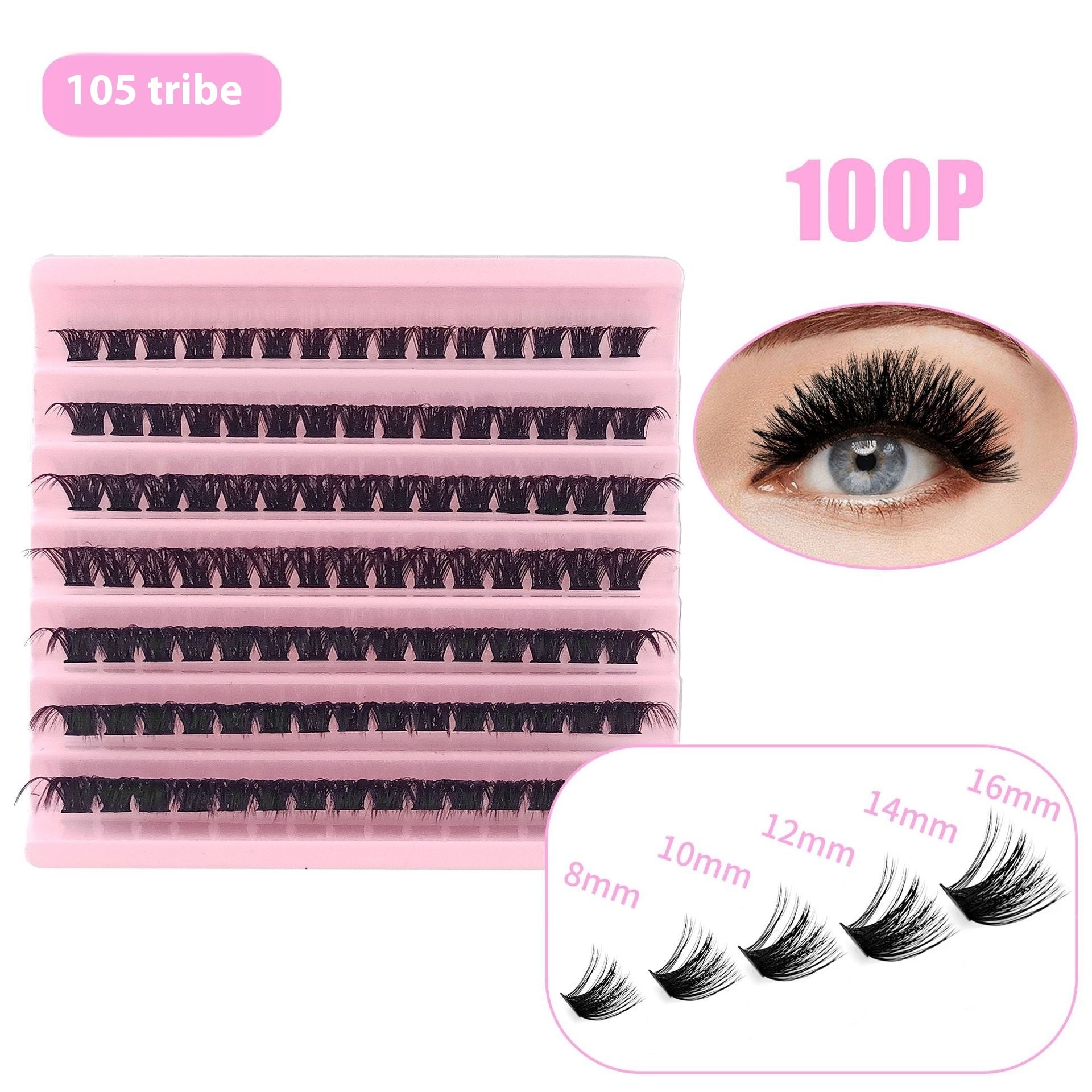 5D Messy 40p 60p Thick Hot Melt False Eyelashes LadyShow.Store
