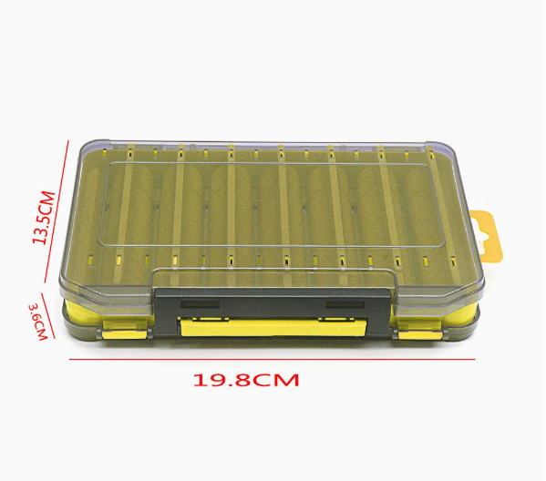 Durable Dual-Sided Fishing Tackle Box Best YouTube Store