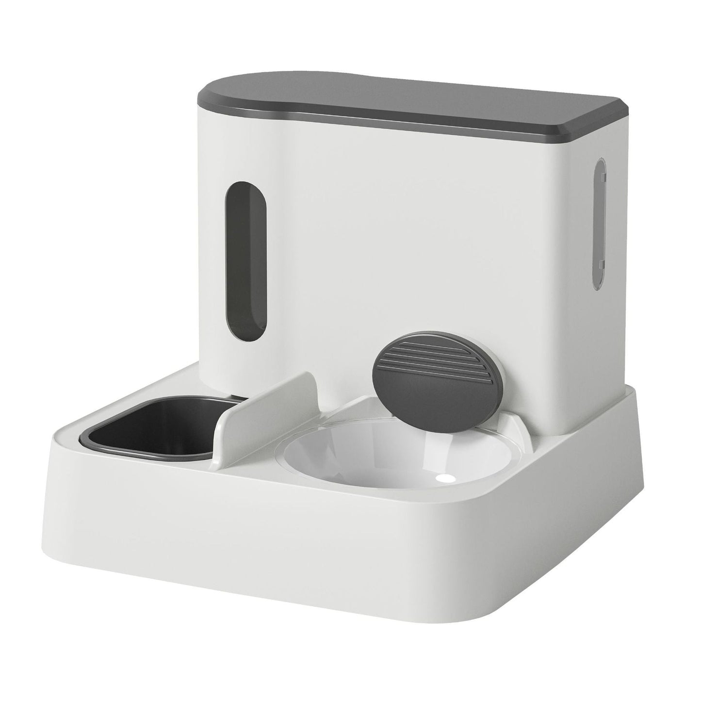 Cat Automatic Pet Feeder Water Dispenser Integrated Double Bowl Drinking Pet Pets Fashion