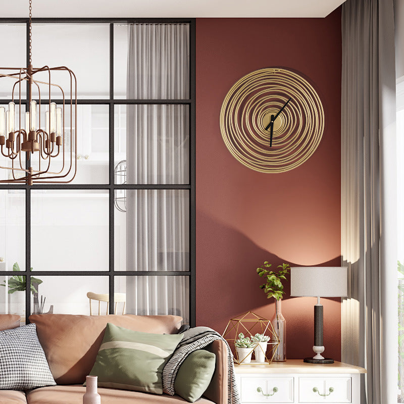 Nordic Annual Ring Wall Clock Creative Home Fashion PearlNestDecor.com