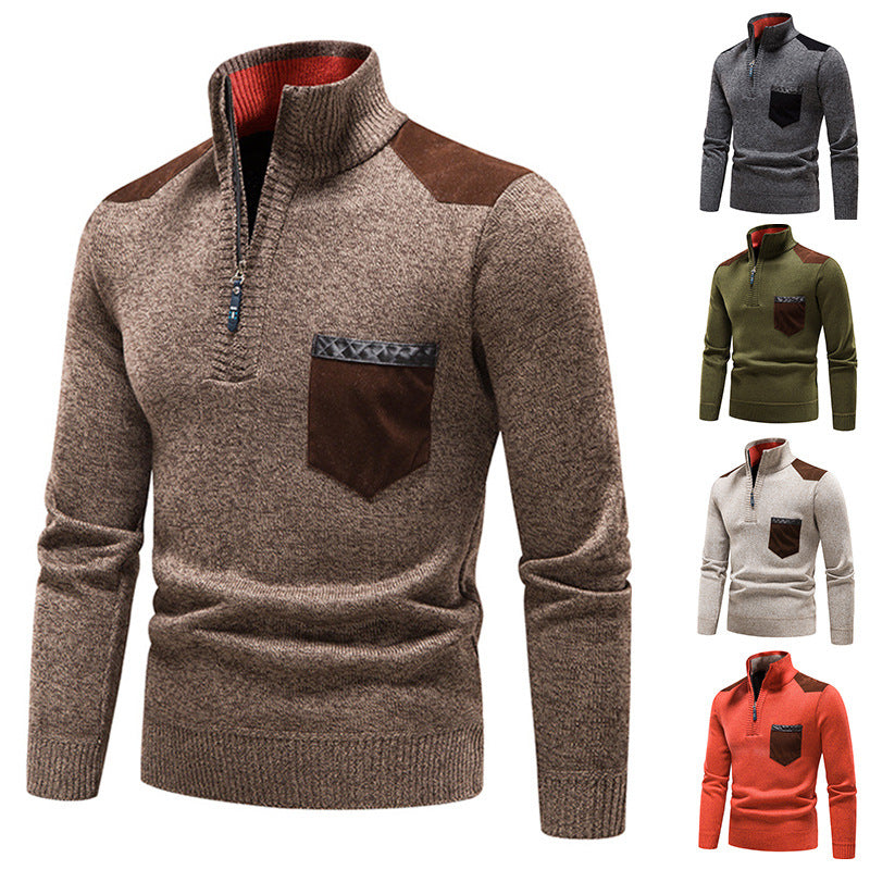 Plush Thickened Sweater Pullover Zipper LadyShow.Store