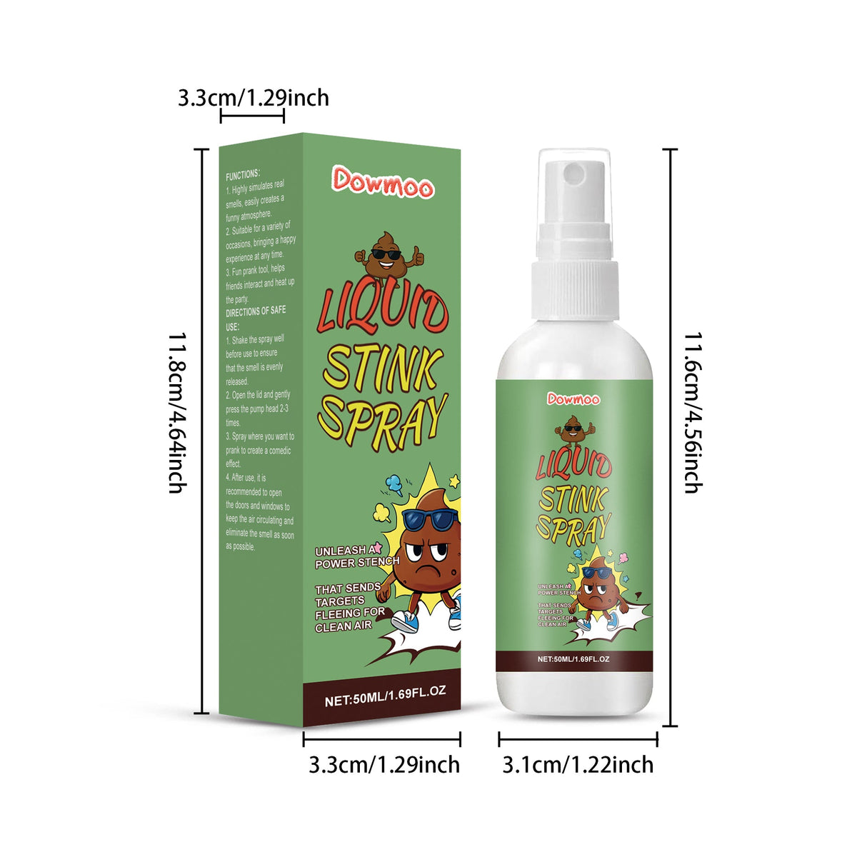Odor Spray 50ml 1box Tri Light Beauty