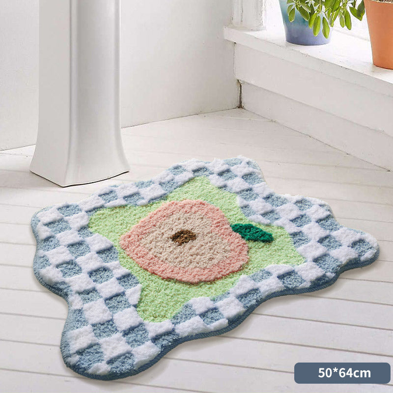 Bathroom Absorbent Floor Mat Anti Slip Foot Ins