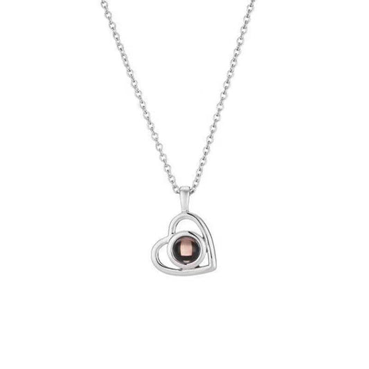 Languages Necklace Female S925 Silver LadyShow.Store
