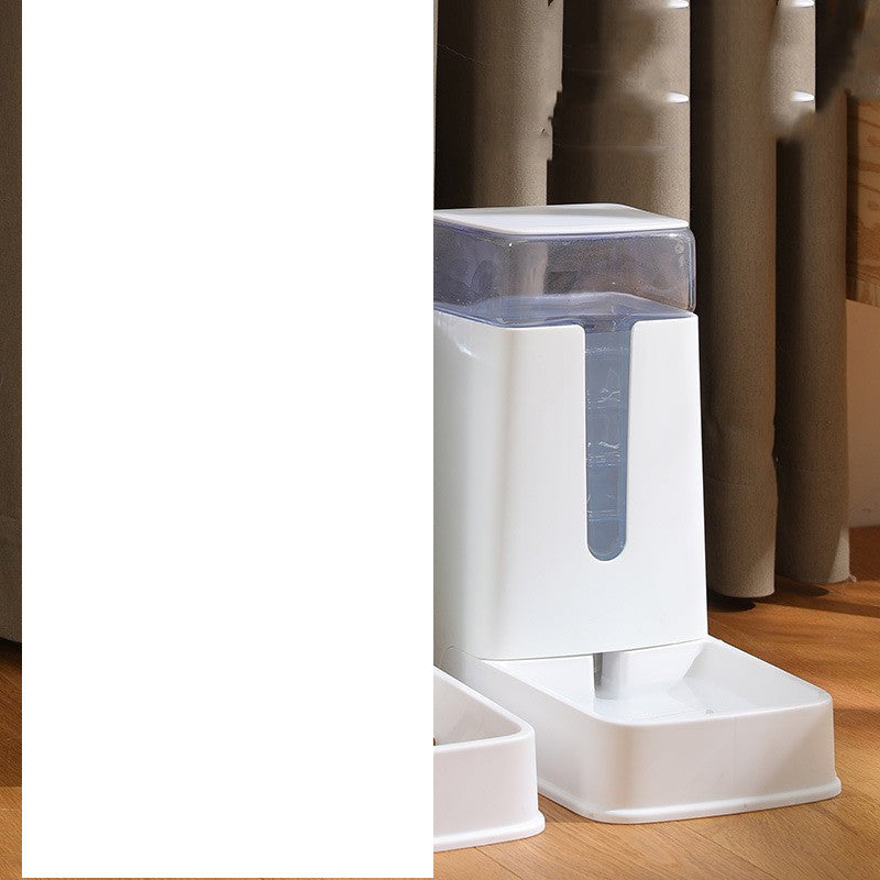 Pet Double Bowl Automatic Feeder Waterer Pets Fashion