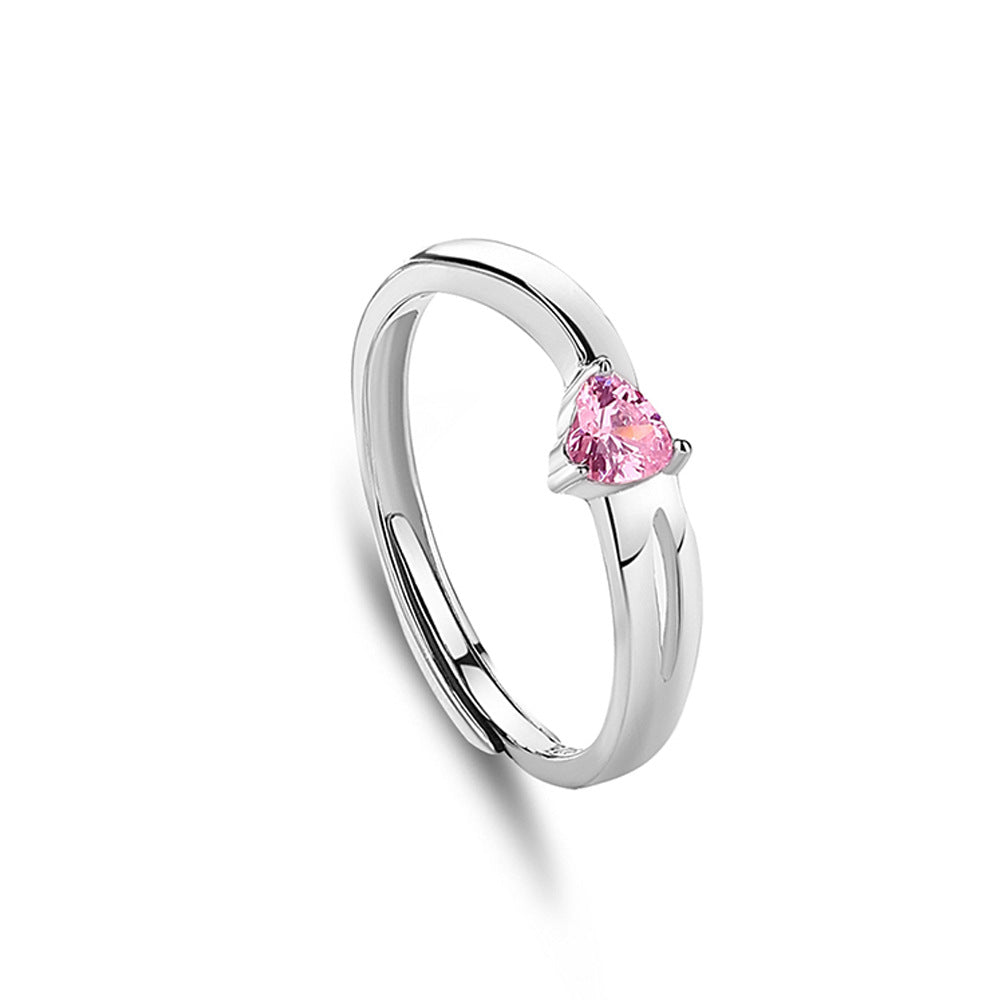 S925 Silver Adjustable Ring For Couples LadyShow.Store