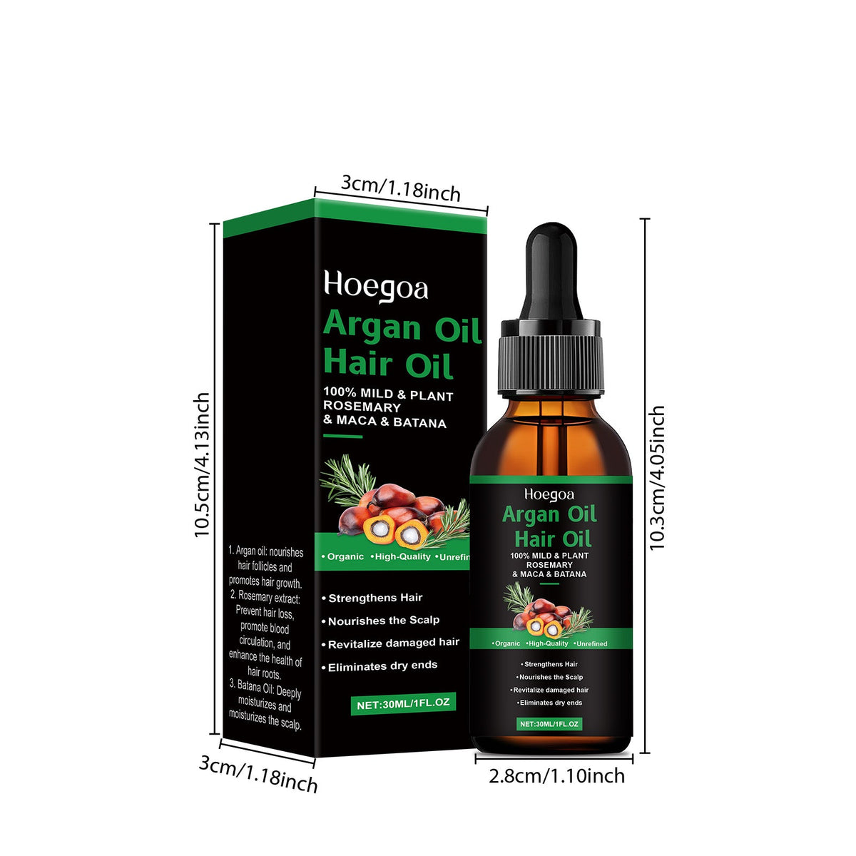 Moroccan Argan Hair Oil Tri Light Beauty