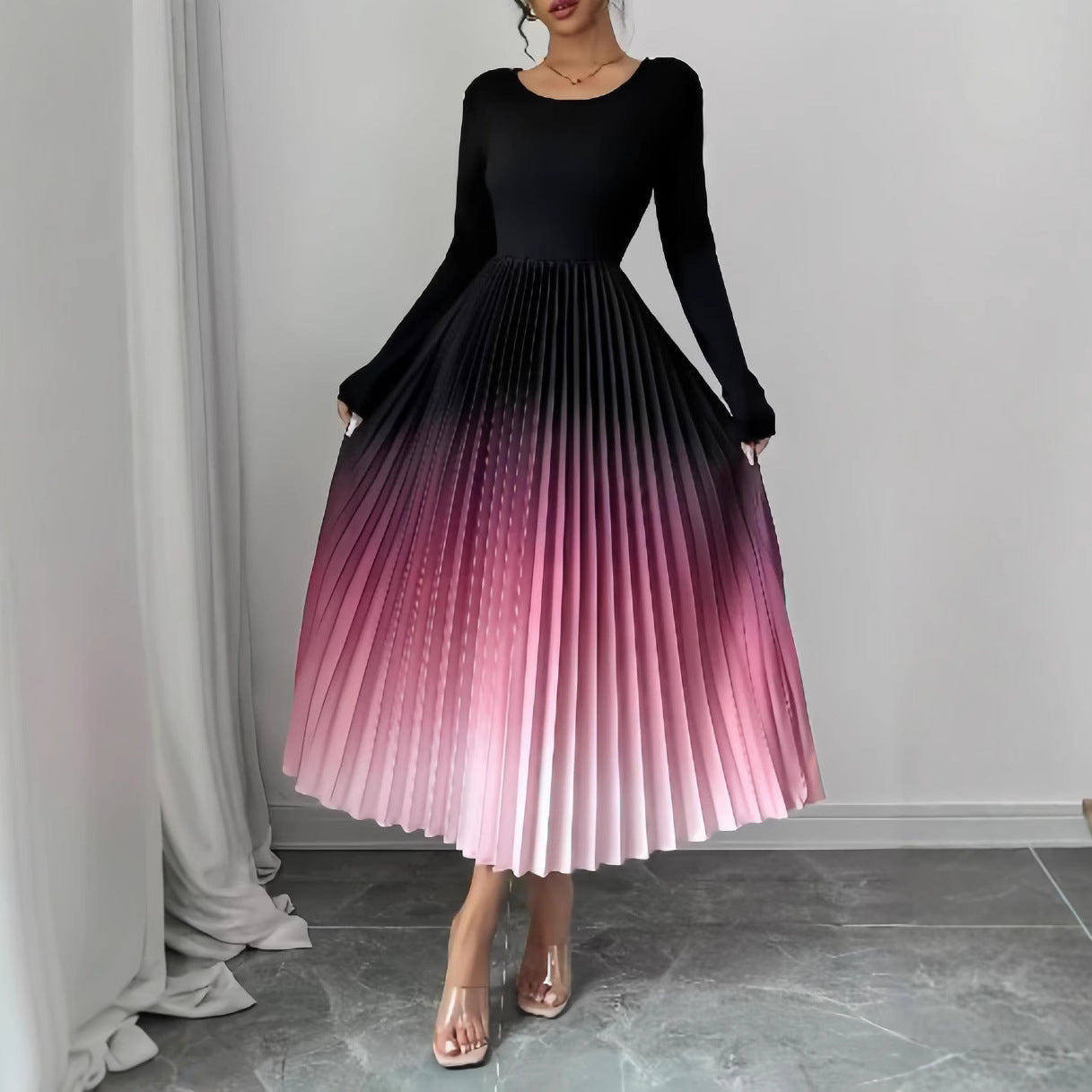 European And American Ombre Dress LadyShow.Store