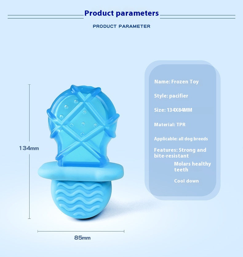 Dog Ice Sucker Cooling Water Injection Ice Candy Molar Toy Pets Fashion