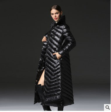 2019 New Lightweight Long Down Jacket for Women Pi-Mart