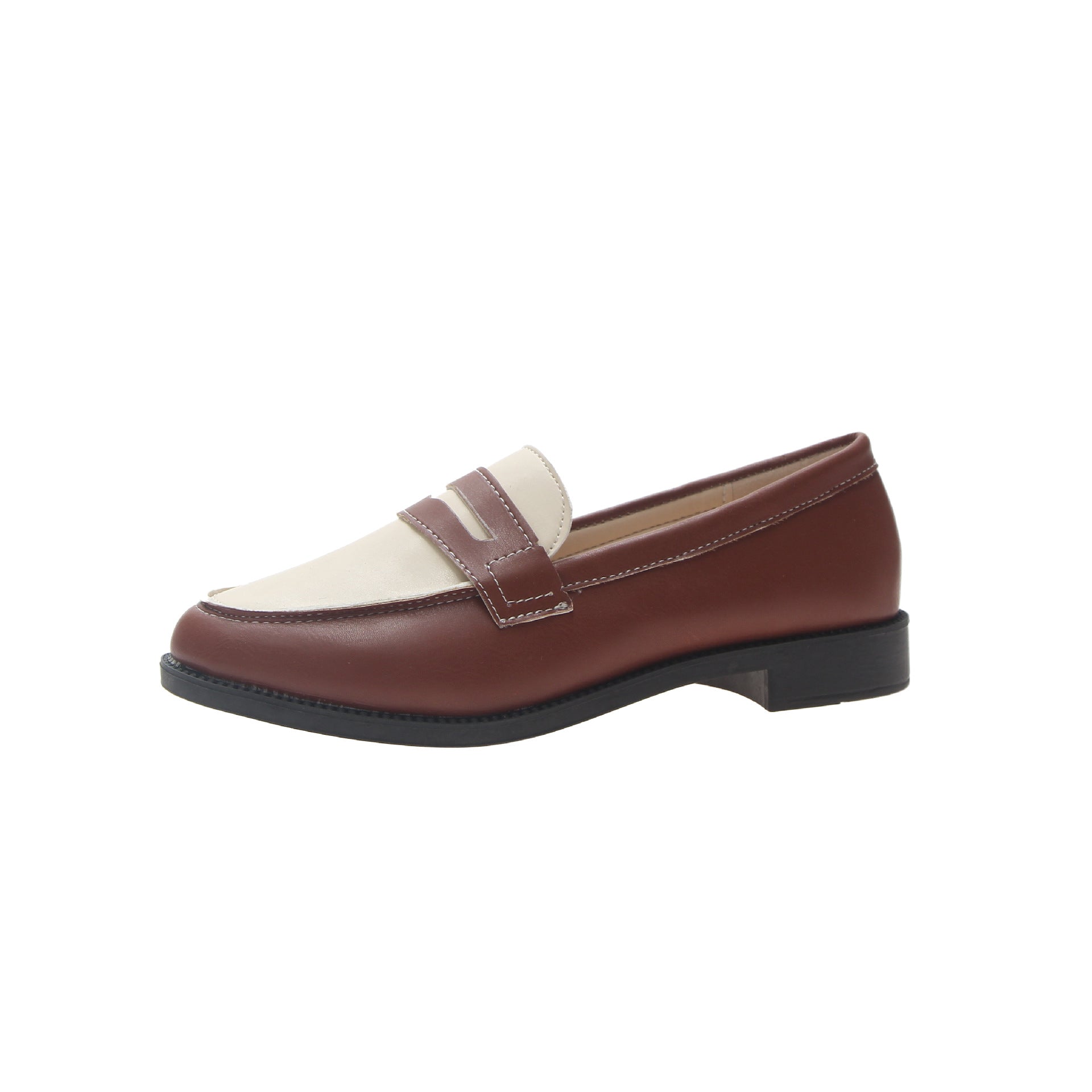 Vintage Slip-On Leather Shoes for Women LadyShow.Store