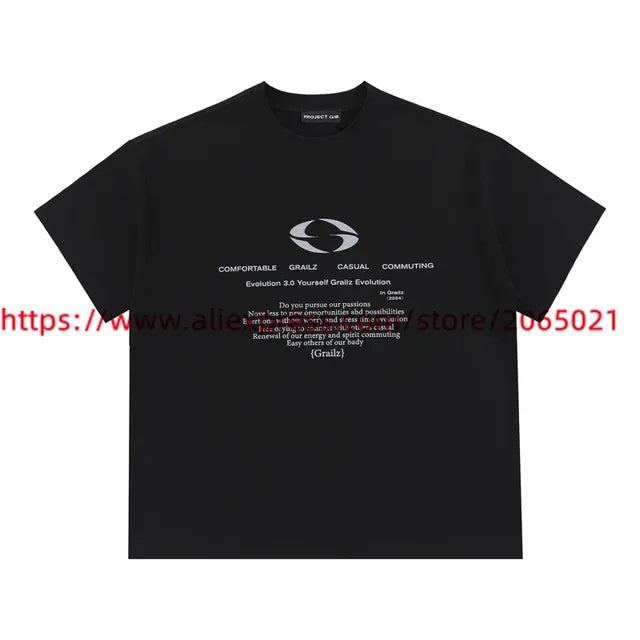 Grailz Unisex Casual T-Shirt with Boomerang Print Pi-Mart