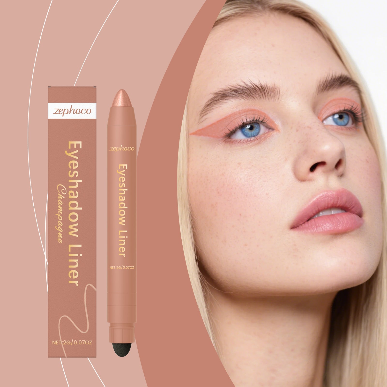 2-in-1 Eyeliner Pen Champagne Tri Light Beauty