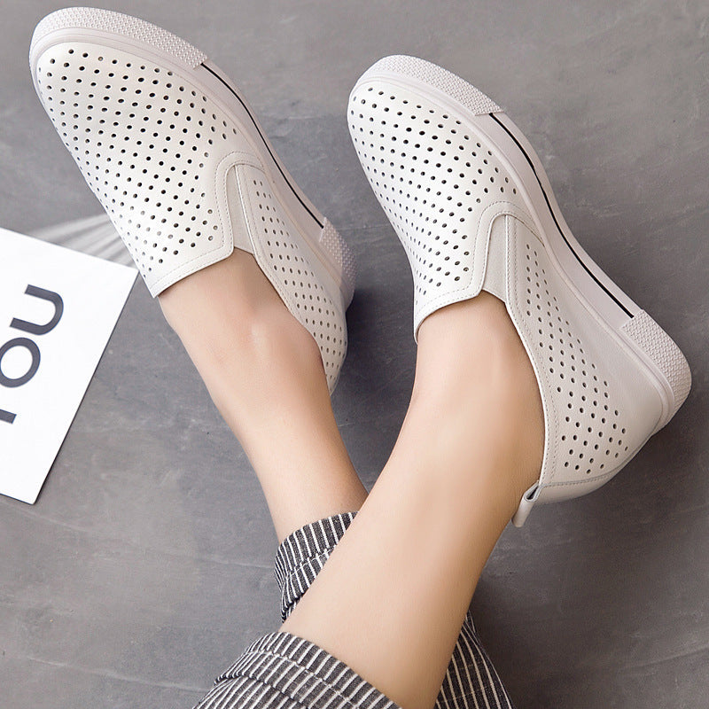 Elevated Slip-On Women's Thick Sole Shoes LadyShow.Store