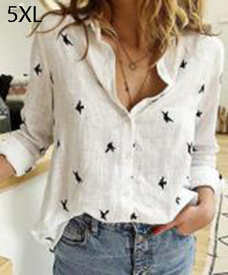 Lapel Long Sleeve Shirt Fashion Solid Color Button Top Women's Clothing NorixaFashion.com