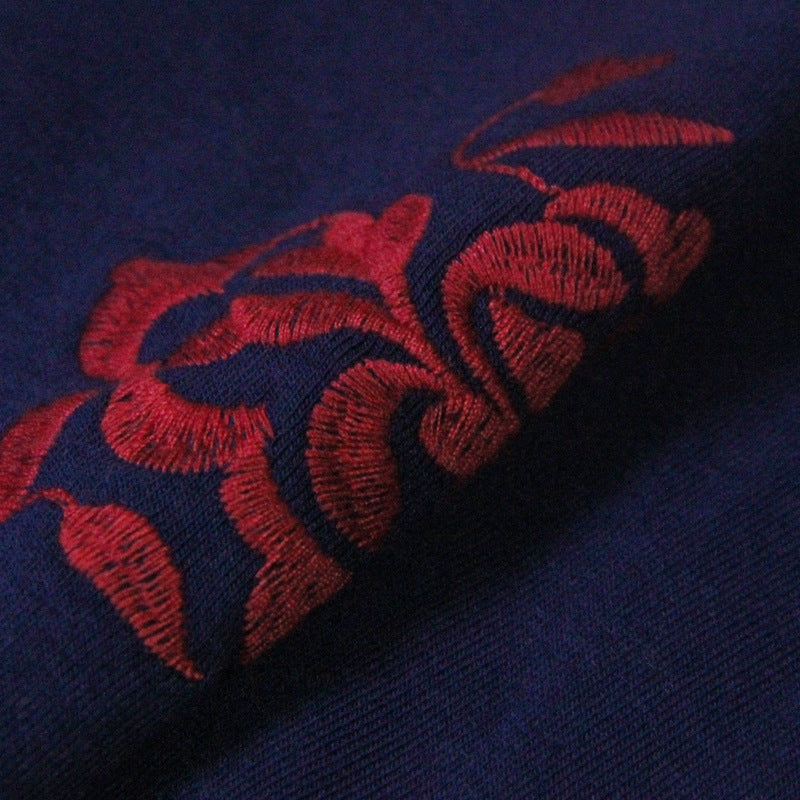 Hooded Knit Sweater and Loose Fit T-Shirt Pi-Mart