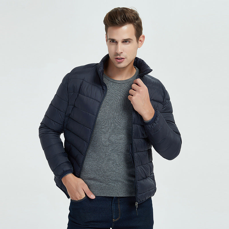 Fashion Men's Thick Hooded Cotton Jacket