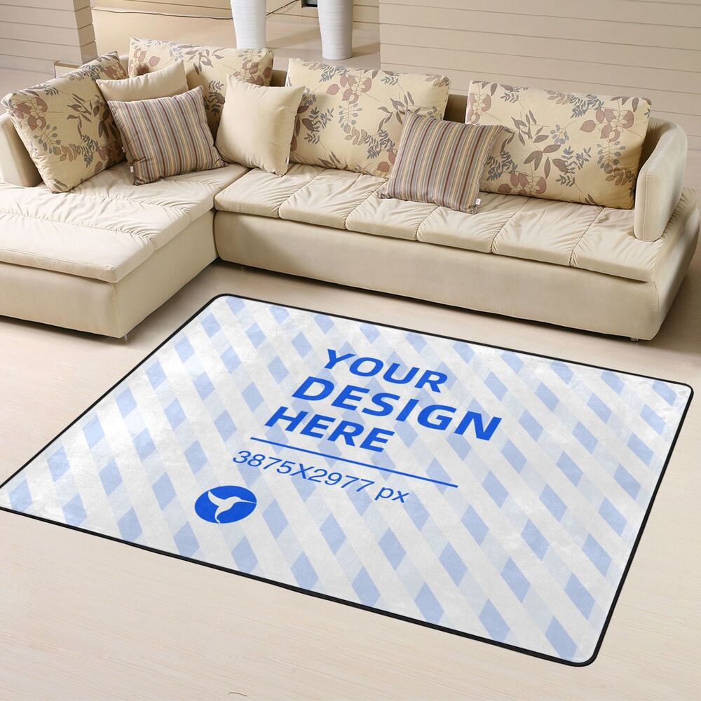 63x48in Flannel Absorbent Non-slip Floor Mat