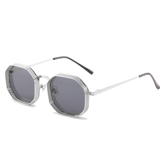Polygon Hollow Frame Sun Glasses Pi-Mart