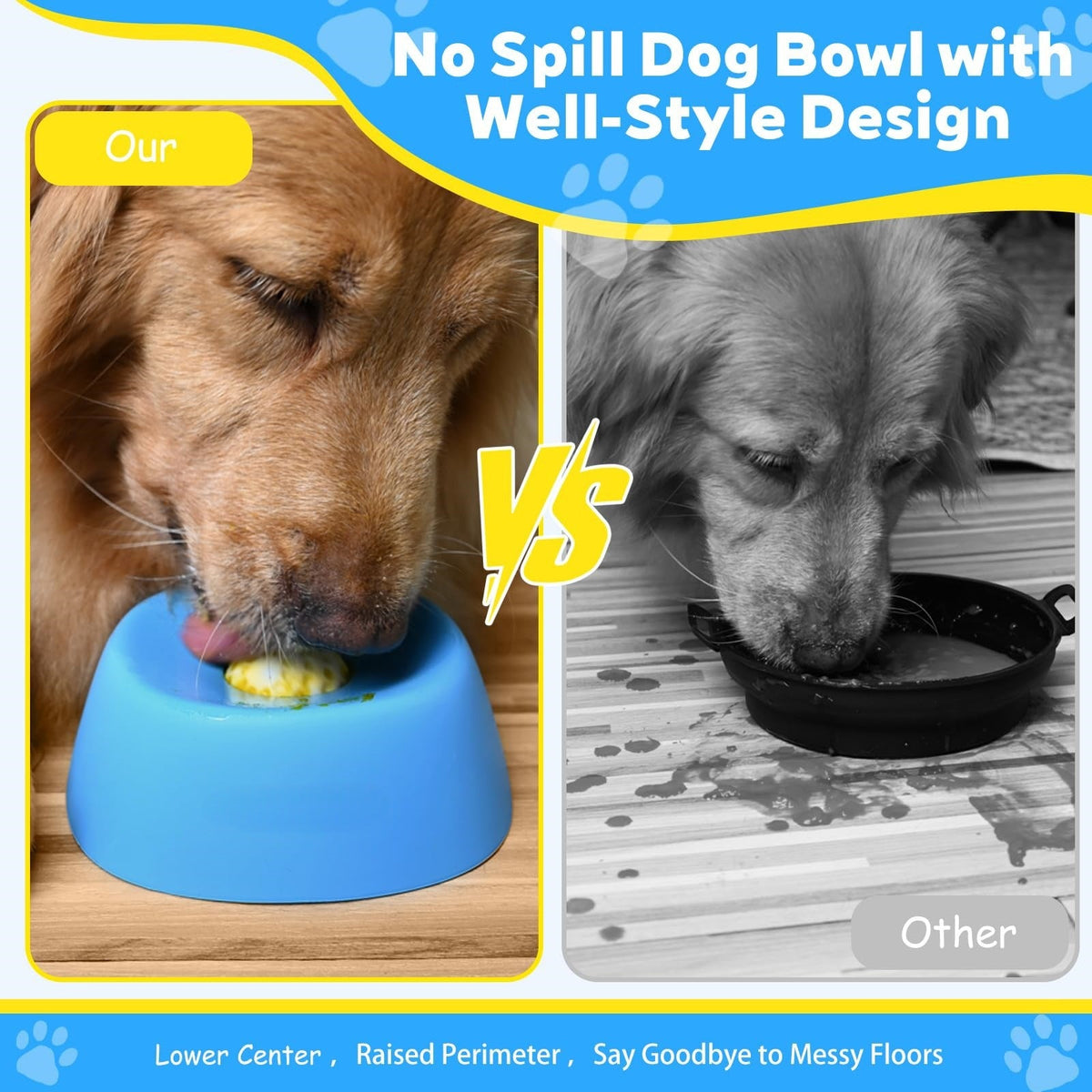 Pet Slow Feeder Non-Slip Spherical Dog Licking Bowl Anti-Choking Dog Bowl Lick Toy For Liquid Treats Bone Broth Yogurt Pets Fashion