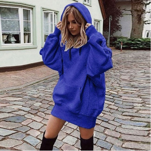 Women's Casual Hoodie With Kangaroo Pocket And Drawstring Waist - Comfortable And Stylish Sweatshirt For Everyday Wear NorixaFashion.com