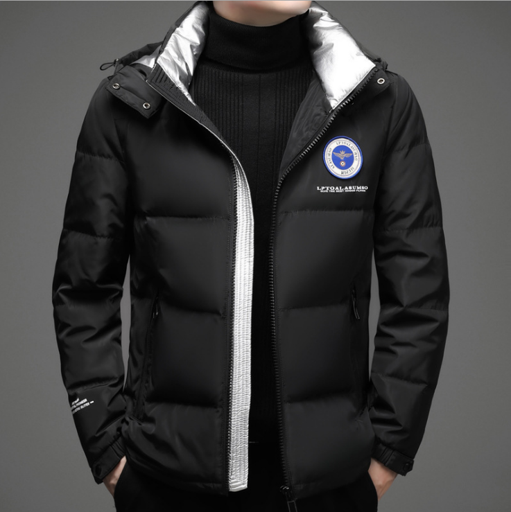 Winter Hooded Down Jacket for Men - Warm and Cold Proof Pi-Mart