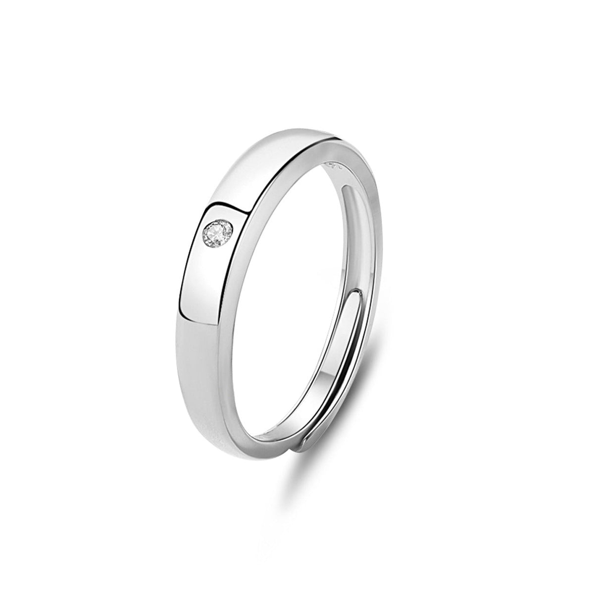 S925 Silver Adjustable Ring For Couples LadyShow.Store