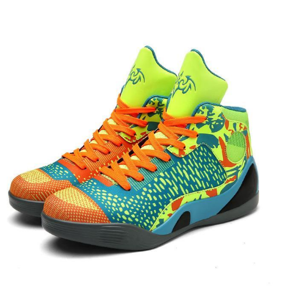 Couple High Top Basketball Shoes - Graffiti Style LadyShow.Store