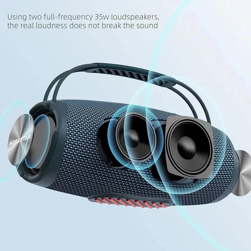 H53 Wireless Bluetooth Speaker Waterproof Portable Outdoor Portable Rugby High-power Double MP3 Player LuxuryLifeWay Online Store