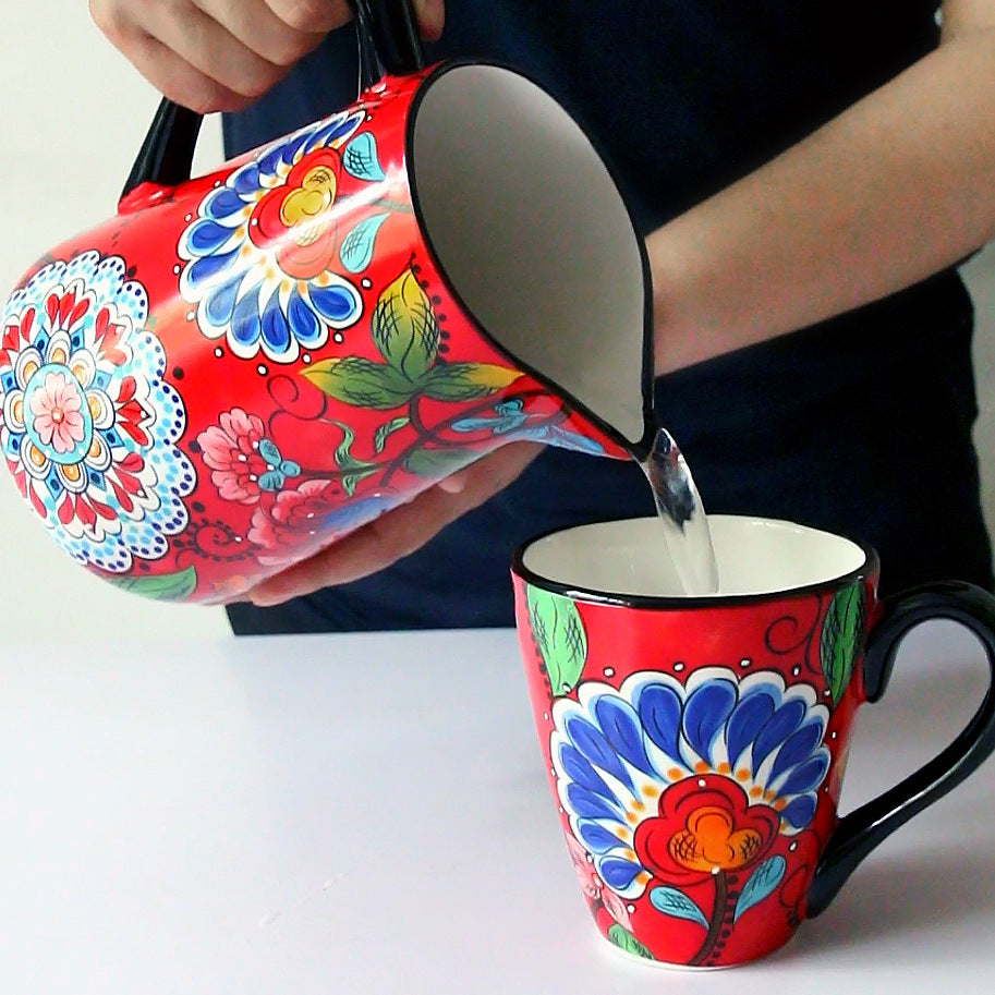 European-style Ceramic Household Large Capacity Kettle PearlNestDecor.com