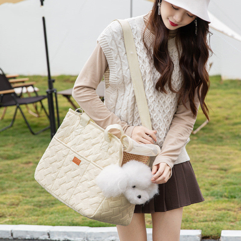 Portable Pets Handbag For High Capacity Ventilation Pet Supplier Carry Dog Cat Gadgets Pets Fashion