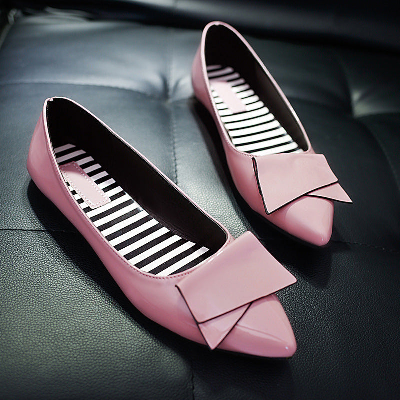Bowknot Korean Style Flat Shoes for Women LadyShow.Store