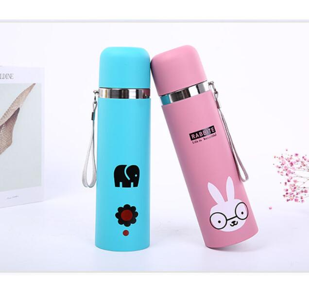 Vacuum Insulated Stainless Steel Cartoon Water Bottle LadyShow.Store
