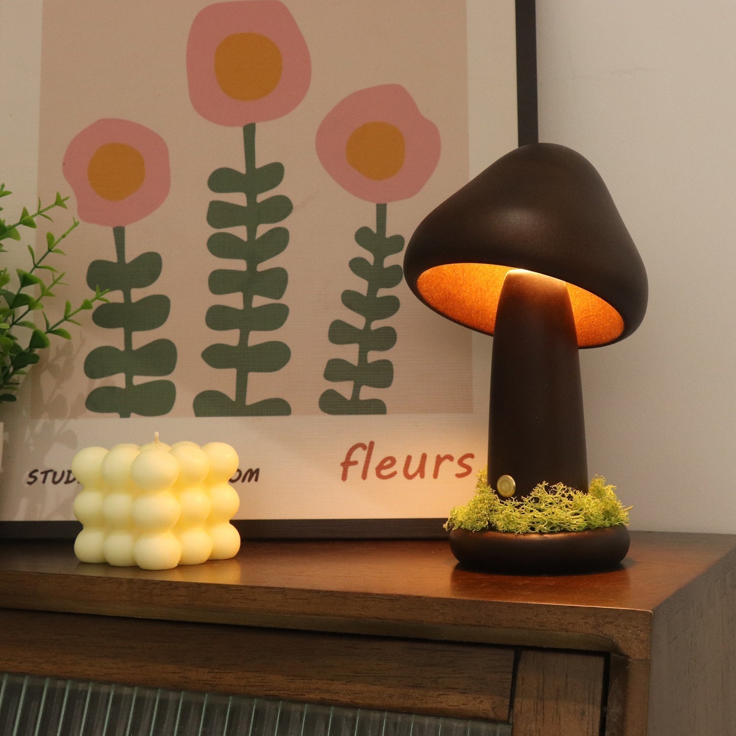 Twisted Mushroom LED Night Light PearlNestDecor.com