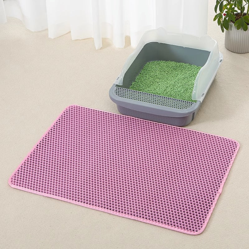 Anti Splash EVA Double-layer Cat Litter Mat Pets Fashion