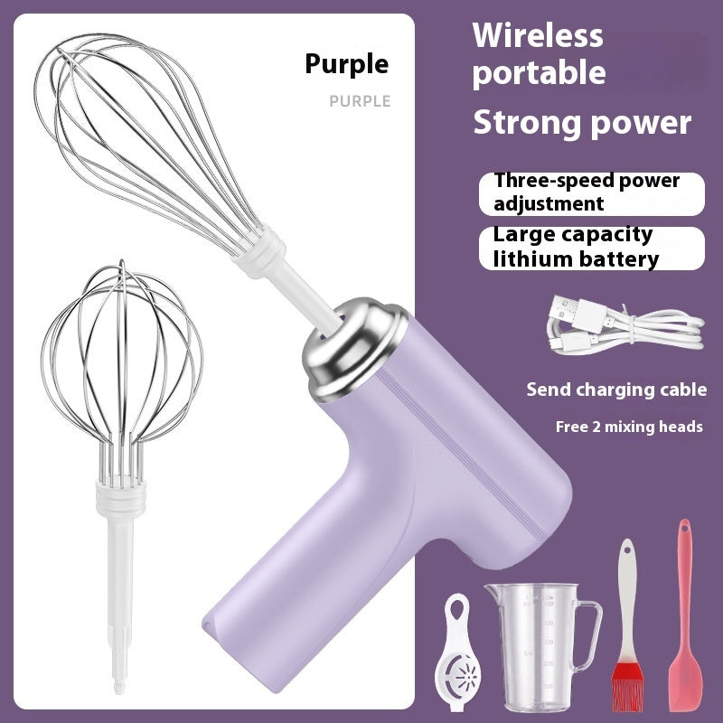 Wireless Electric Whisk Household Cream Blender