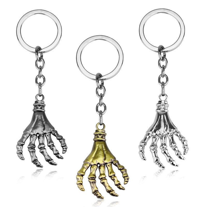 Skull Palm Creative Keychain Pendant Gift LadyShow.Store