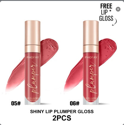 PHOFAY Shiny Lip Plumper Gloss LadyShow.Store