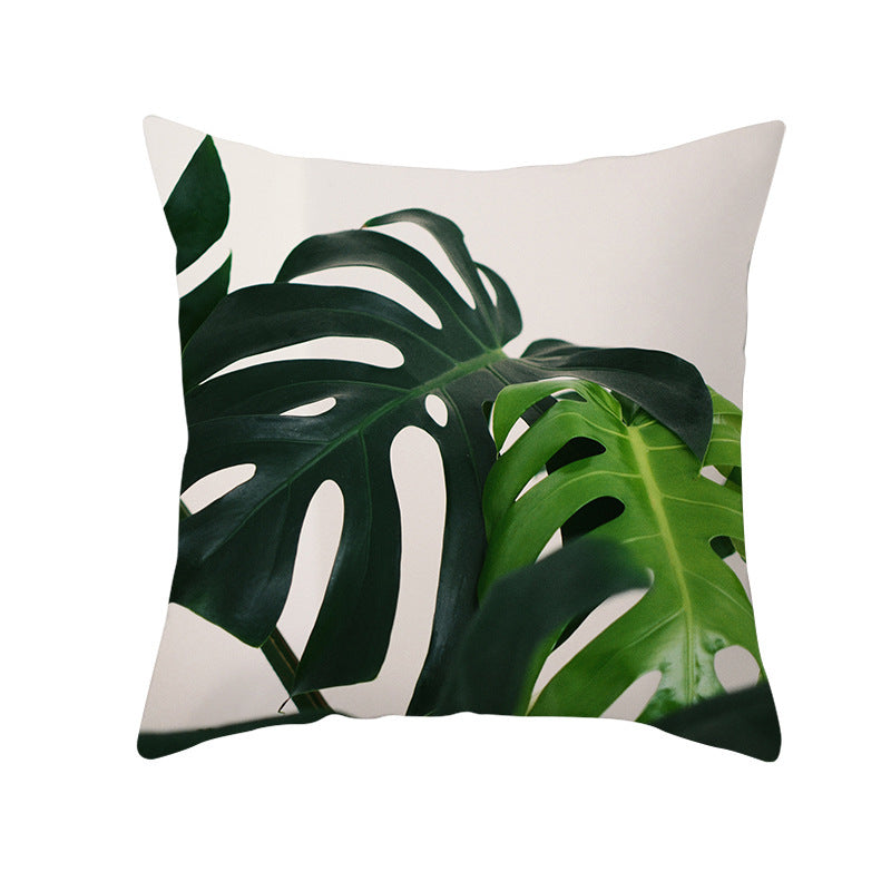 Tropical Plants Pillowcase Decor PearlNestDecor.com