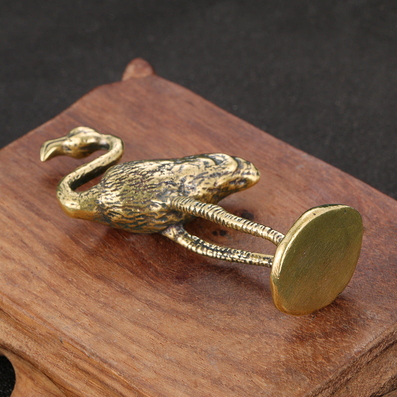 New Brass Flamingo Ornament Decorative Crafts LuxuryLifeWay Online Store